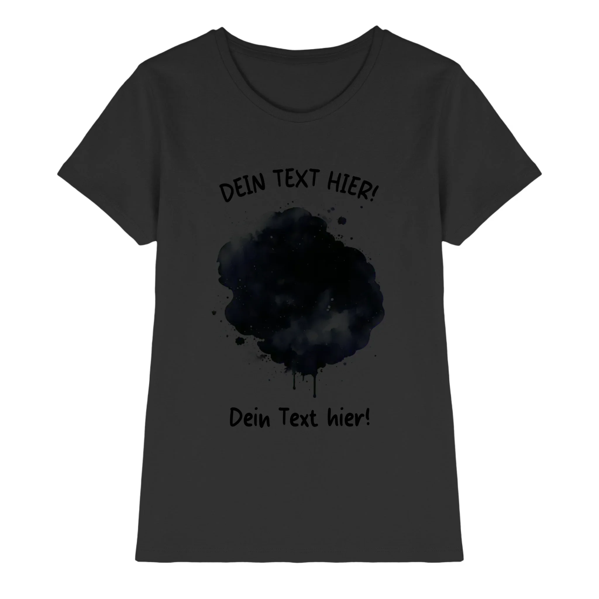 KI-Cartoon-Effekt Splash • mehrere Artikel • ’Statement-Collection’ • Wunschtext • Mein Fotomotiv - Premium Damen