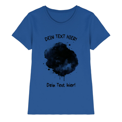 KI-Cartoon-Effekt Splash • mehrere Artikel • ’Statement-Collection’ • Wunschtext • Mein Fotomotiv - Premium Damen