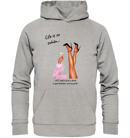 Ladies: Party-Beine • mehrere Artikel • ’Statement-Collection’ • Wunschtext • personalisierte Figuren - Unisex Hoodie