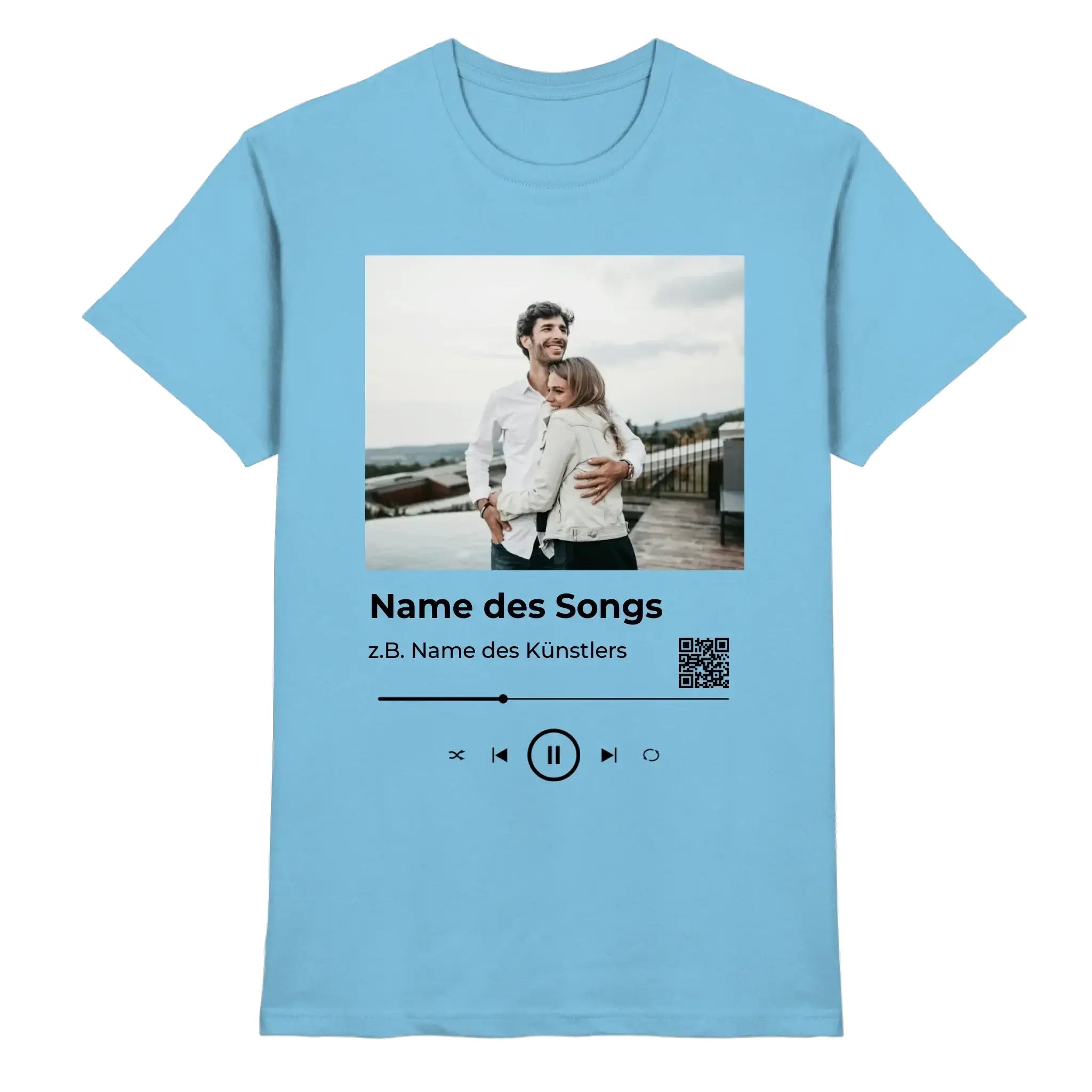 Spotify-Fotomotiv • mehrere Artikel • ’Statement-Collection’ • Wunschtext • Mein Fotomotiv - Premium Herren T-Shirt