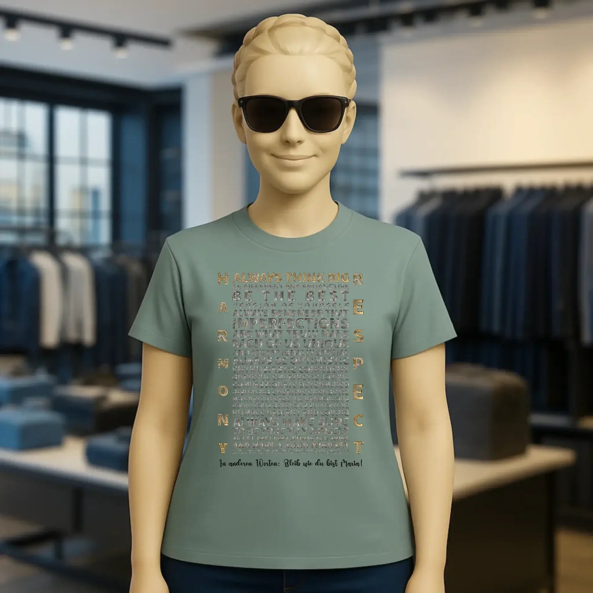 Always inspire• Ladies Premium T-Shirt XS-2XL aus Bio-Baumwolle für Damen • Exklusivdesign • personalisiert