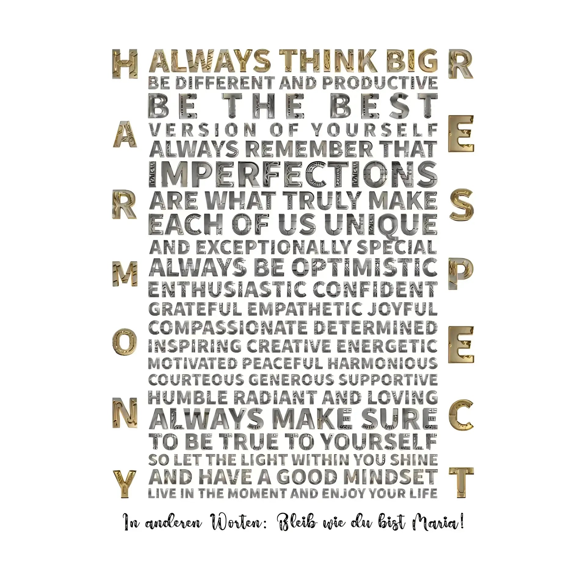 Always inspire • STICKER 20x20 cm (Aufkleber) - White / OneSize / ausgestanzter Sticker 20x20 cm (Aufkleber)