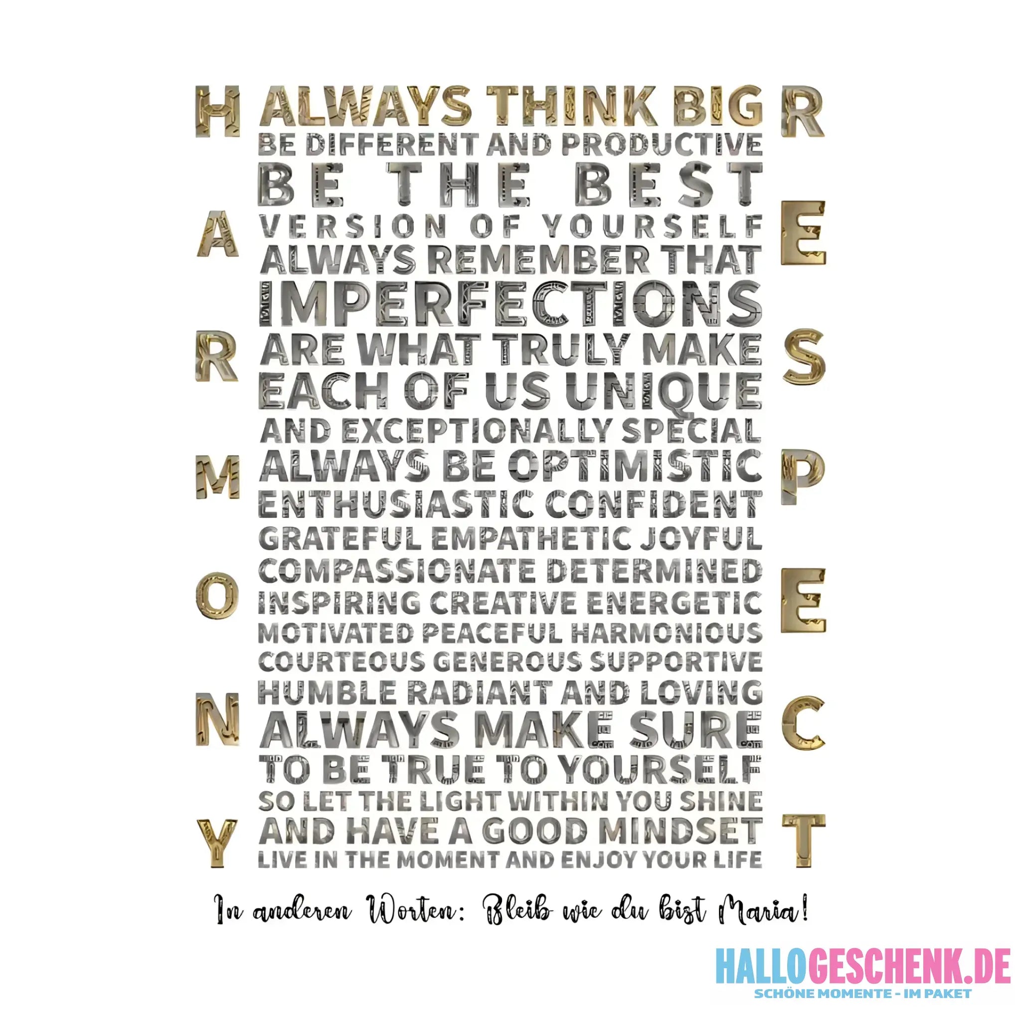 Always inspire • STICKER 20x20 cm (Aufkleber) - White / OneSize / ausgestanzter Sticker 20x20 cm (Aufkleber)