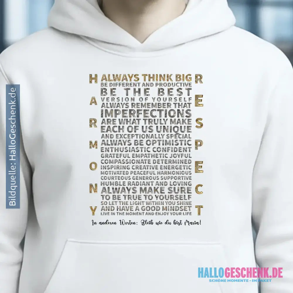 Always inspire • Unisex Premium Hoodie XS-5XL aus Bio-Baumwolle für Damen & Herren • Exklusivdesign • personalisiert