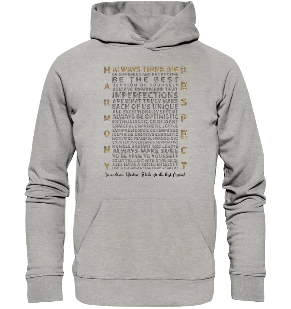 Always inspire • Unisex Premium Hoodie XS - 5XL aus Bio - Baumwolle für Damen & Herren • Exklusivdesign • personalisiert - HalloGeschenk.de