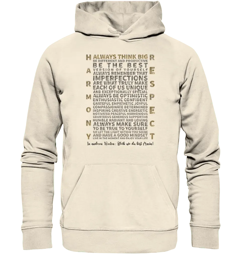 Always inspire • Unisex Premium Hoodie XS - 5XL aus Bio - Baumwolle für Damen & Herren • Exklusivdesign • personalisiert - HalloGeschenk.de