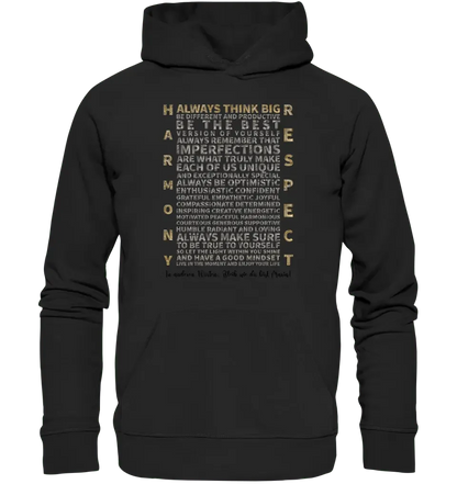 Always inspire • Unisex Premium Hoodie XS - 5XL aus Bio - Baumwolle für Damen & Herren • Exklusivdesign • personalisiert - HalloGeschenk.de