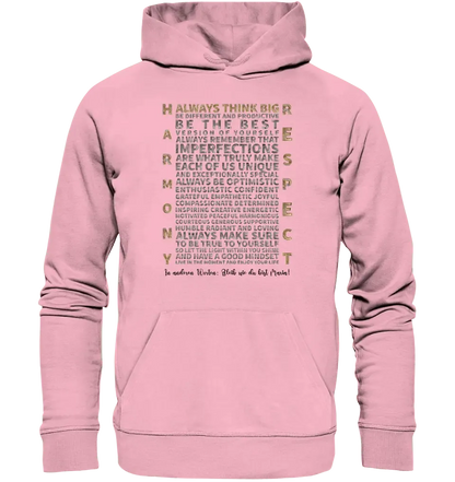 Always inspire • Unisex Premium Hoodie XS - 5XL aus Bio - Baumwolle für Damen & Herren • Exklusivdesign • personalisiert - HalloGeschenk.de