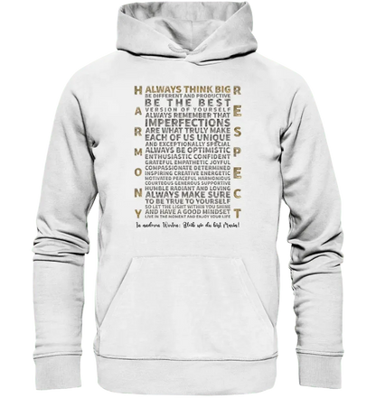 Always inspire • Unisex Premium Hoodie XS - 5XL aus Bio - Baumwolle für Damen & Herren • Exklusivdesign • personalisiert - HalloGeschenk.de