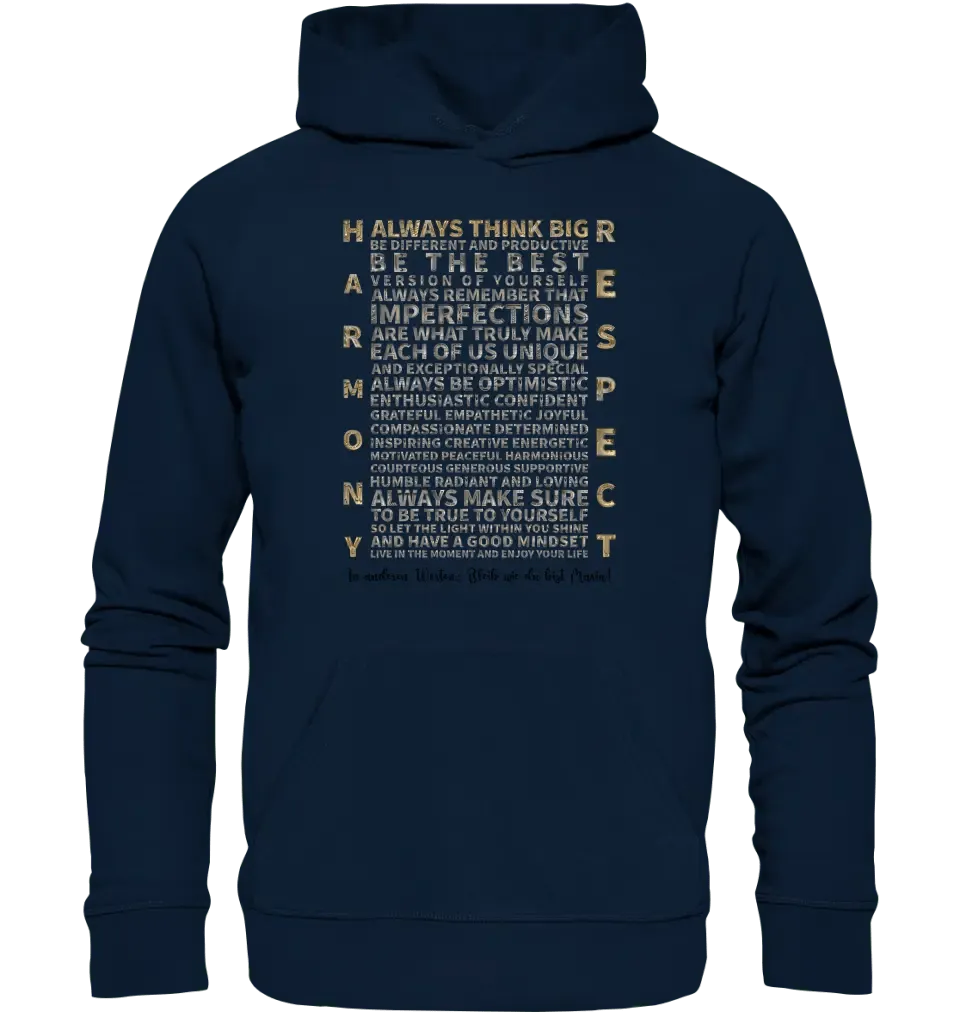 Always inspire • Unisex Premium Hoodie XS - 5XL aus Bio - Baumwolle für Damen & Herren • Exklusivdesign • personalisiert - HalloGeschenk.de