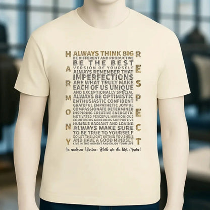 Always inspire • Unisex Premium T-Shirt XS-5XL aus Bio-Baumwolle für Damen & Herren • Exklusivdesign • personalisiert