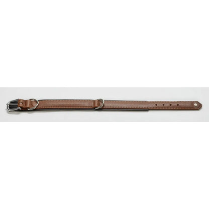 AMICI Cognac - Stilvolles Nappa-Halsband für modebewusste Hundefreunde