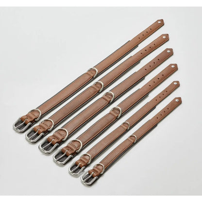 AMICI Cognac - Stilvolles Nappa-Halsband für modebewusste Hundefreunde
