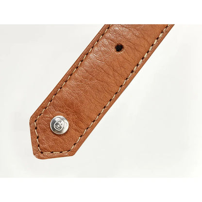 AMICI Cognac - Stilvolles Nappa-Halsband für modebewusste Hundefreunde