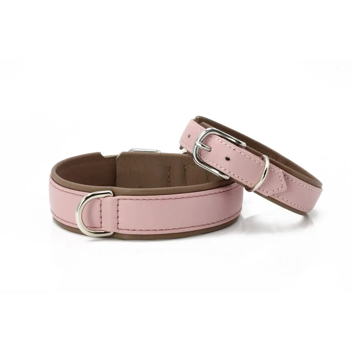 AMICI ROSE - Stilvolles Nappa-Halsband für modebewusste Hundefreunde