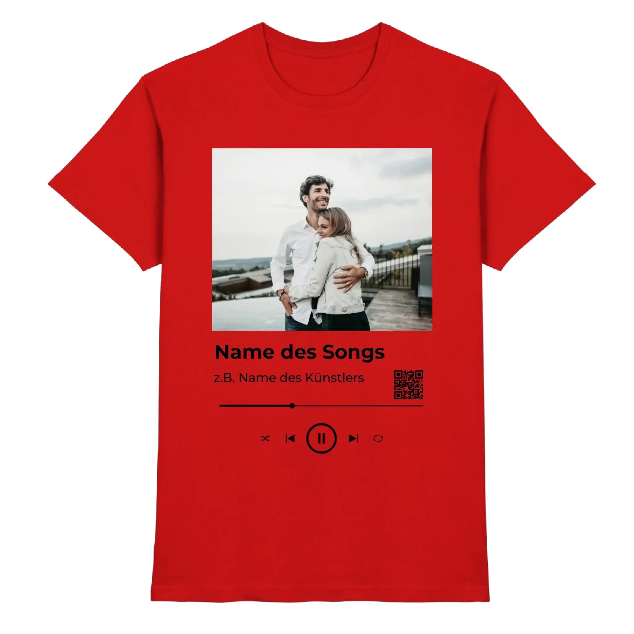 Spotify-Fotomotiv • mehrere Artikel • ’Statement-Collection’ • Wunschtext • Mein Fotomotiv - Premium Herren T-Shirt