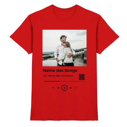 Spotify-Fotomotiv • mehrere Artikel • ’Statement-Collection’ • Wunschtext • Mein Fotomotiv - Premium Herren T-Shirt