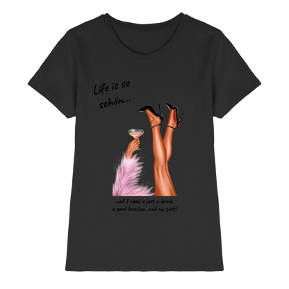 Ladies: Party-Beine • mehrere Artikel • ’Statement-Collection’ • Wunschtext • personalisierte Figuren - Premium Damen