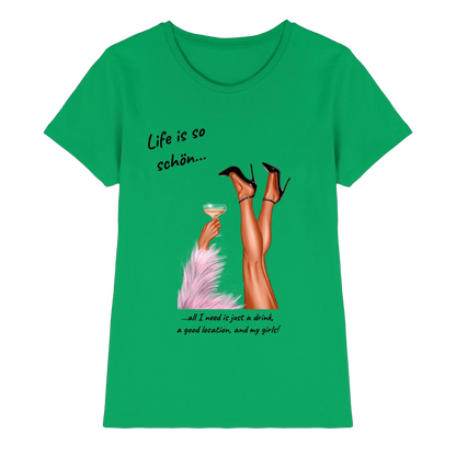 Ladies: Party-Beine • mehrere Artikel • ’Statement-Collection’ • Wunschtext • personalisierte Figuren - Premium Damen