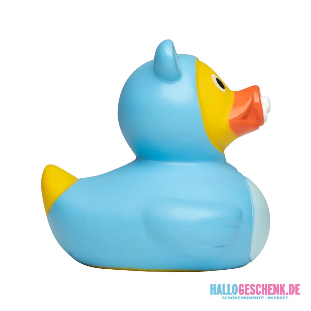 Baby Hellblau Junge Babyshower • Quietsche-Ente / Badeente