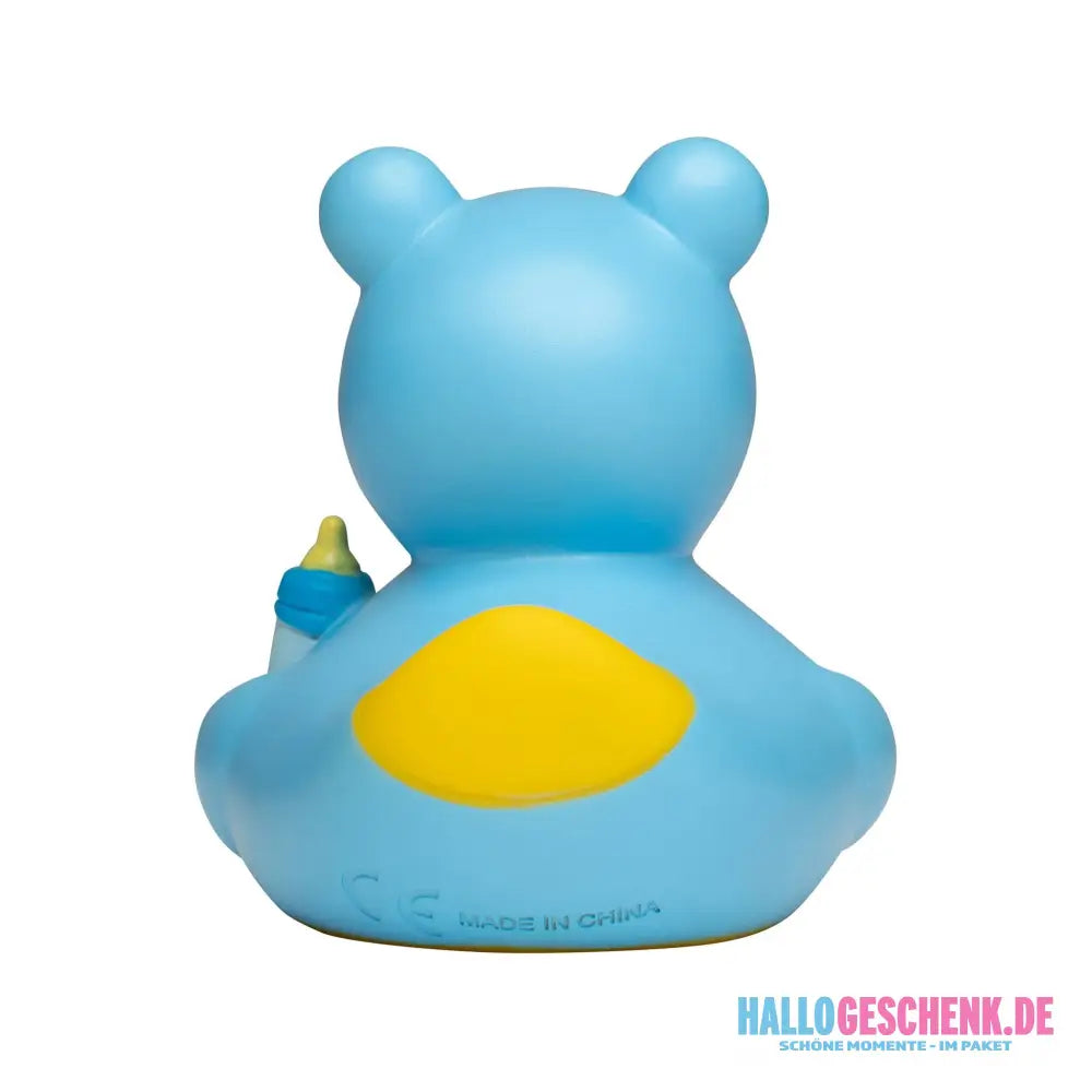 Baby Hellblau Junge Babyshower • Quietsche-Ente / Badeente
