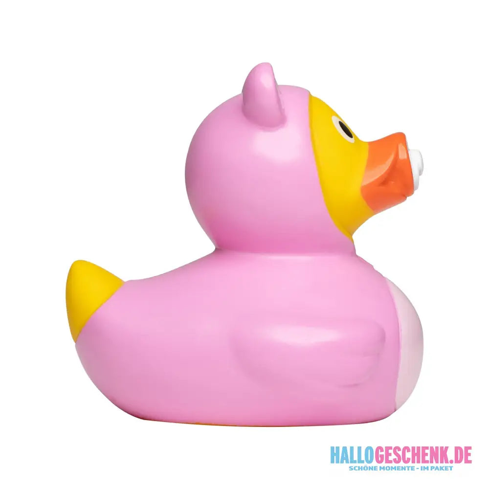 Baby Rosa Mädchen Babyshower • Quietsche-Ente / Badeente