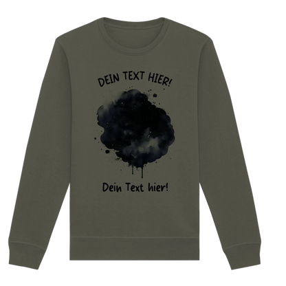 KI-Cartoon-Effekt Splash • mehrere Artikel • ’Statement-Collection’ • Wunschtext • Mein Fotomotiv - Unisex Sweatshirt