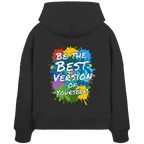 Peace-Damen-Hoodie • Love Peace Freedom Harmony • Bio-Boxcut