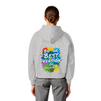 Peace-Damen-Hoodie • Love Peace Freedom Harmony • Bio-Boxcut