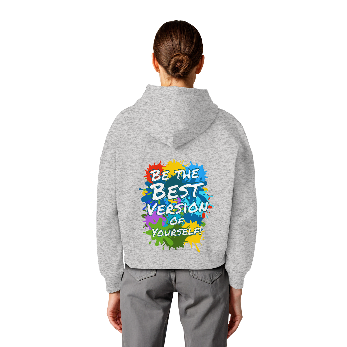 Peace-Damen-Hoodie • Love Peace Freedom Harmony • Bio-Boxcut