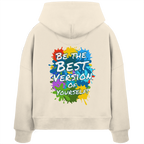 Peace-Damen-Hoodie • Love Peace Freedom Harmony • Bio-Boxcut