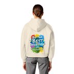 Motivations-Damen-Hoodie • Be the best version of yourself • Bio-Boxcut