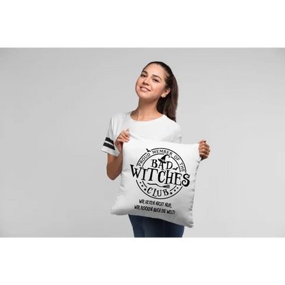 BAD WITCHES CLUB + Text • Halloween • Kissen 40x40 cm • personalisiert