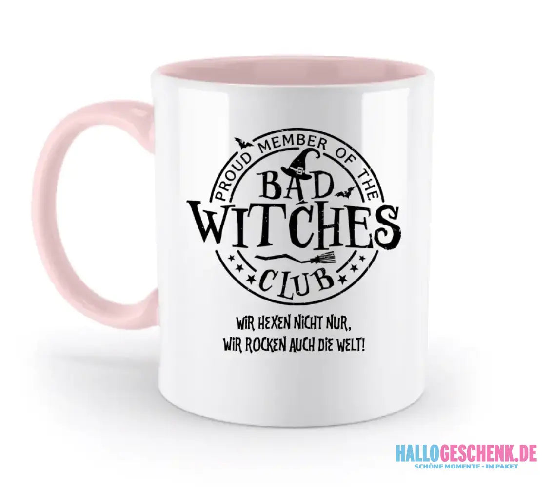 BAD WITCHES CLUB + Text • Halloween • zweifarbige Tasse • Exklusivdesign • personalisiert
