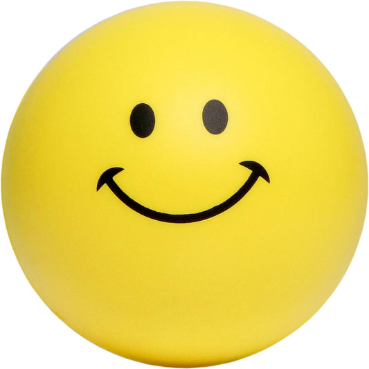Ball mit Smile-Gesicht - Anti-Stress-Quetsch-Ball - HalloGeschenk.de
