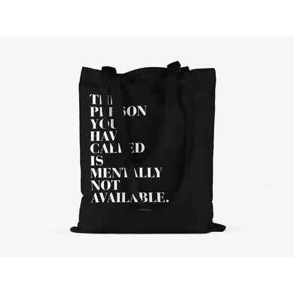 Baumwolltasche / Available ’schwarz’