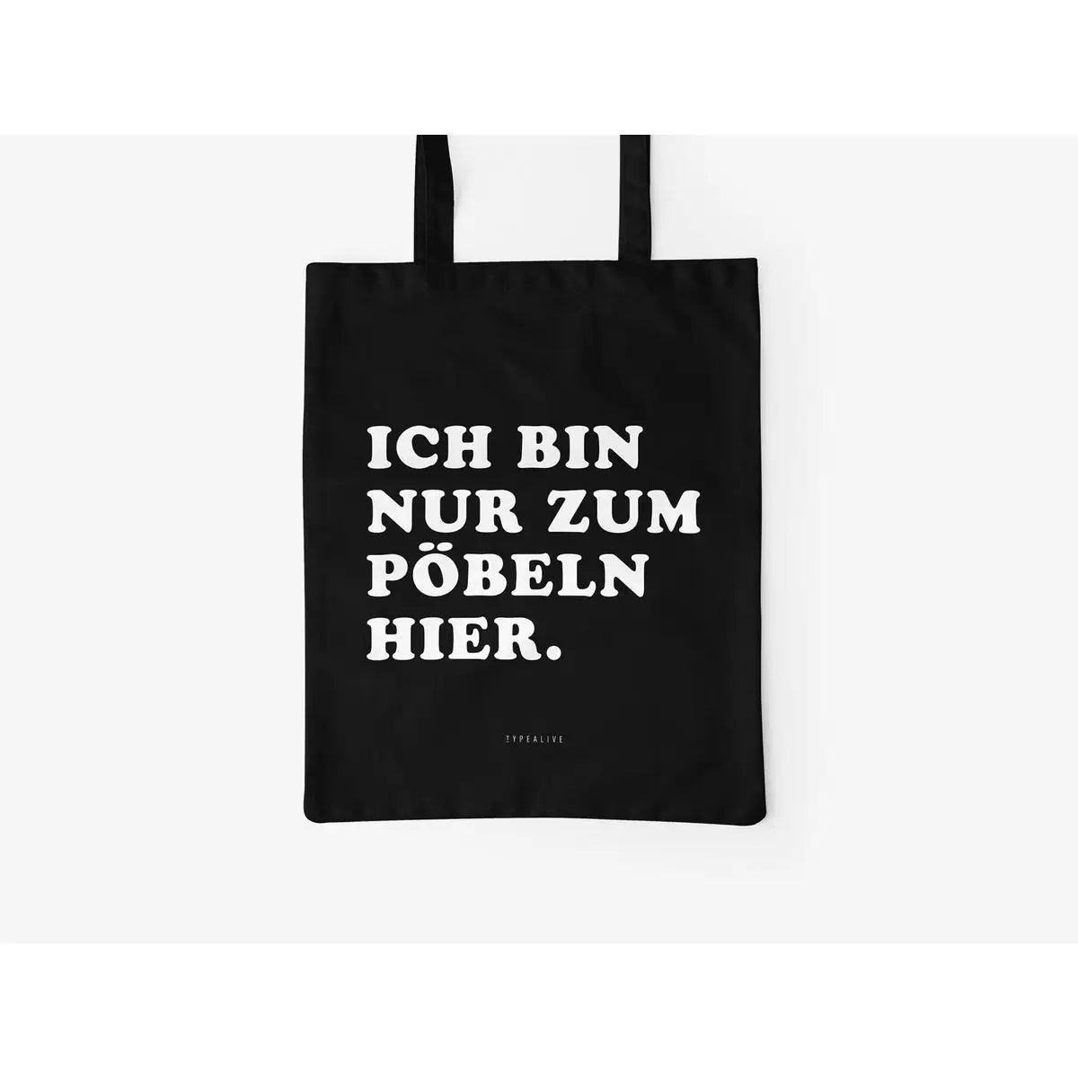 Baumwolltasche / Pöbeln