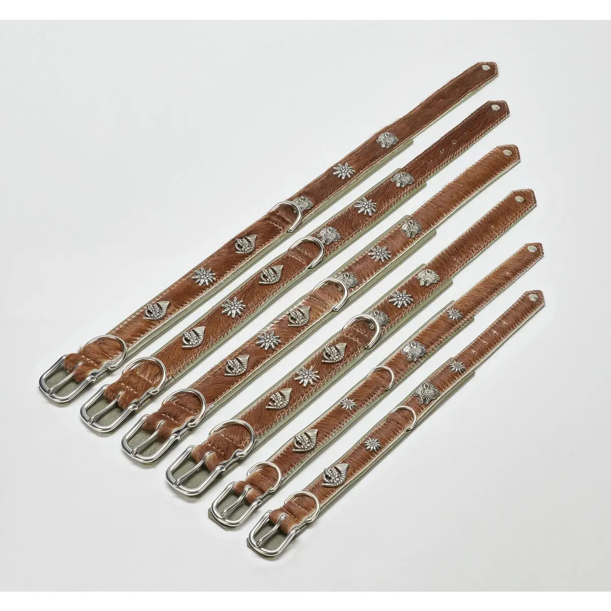 BAVARIA - Exklusives Hundehalsband im aufregenden Material-Mix