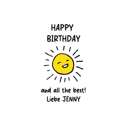 Geburtstag Motiv 1 • mehrere Artikel • ’Statement-Collection’ • Wunschtext • Mein - Motiv-Schreibtischunterlage