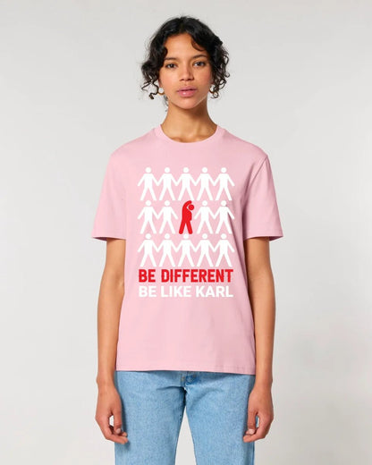 Be different + dein Text • Unisex Premium T-Shirt XS - 5XL aus Bio - Baumwolle für Damen & Herren • Exklusivdesign • personalisiert von HalloGeschenk.de