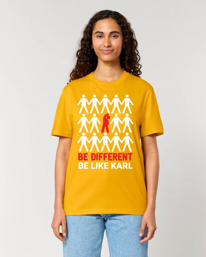 Be different + dein Text • Unisex Premium T-Shirt XS - 5XL aus Bio - Baumwolle für Damen & Herren • Exklusivdesign • personalisiert von HalloGeschenk.de