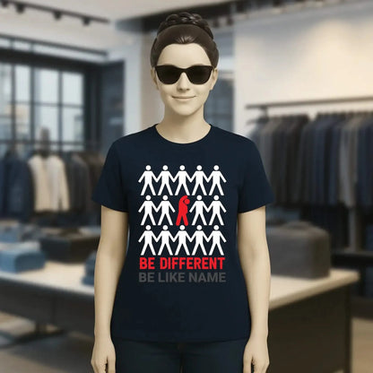 Be different • Ladies Premium T-Shirt XS-2XL aus Bio-Baumwolle für Damen • Exklusivdesign • personalisiert