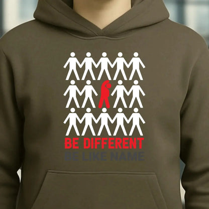 Be different • Unisex Premium Hoodie XS-5XL aus Bio-Baumwolle für Damen & Herren • Exklusivdesign • personalisiert