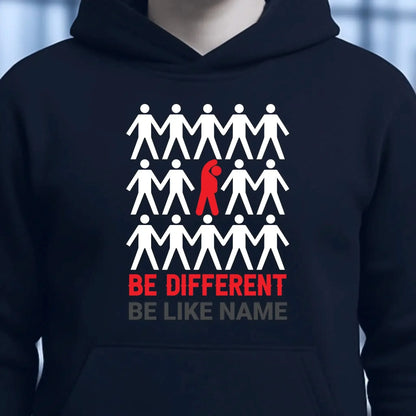 Be different • Unisex Premium Hoodie XS-5XL aus Bio-Baumwolle für Damen & Herren • Exklusivdesign • personalisiert