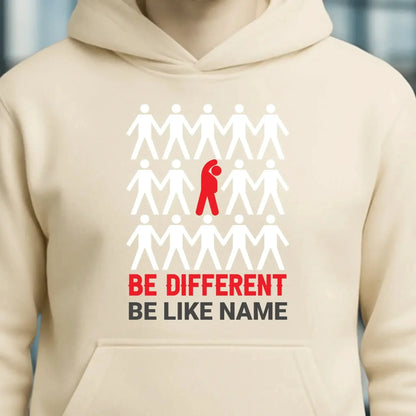Be different • Unisex Premium Hoodie XS-5XL aus Bio-Baumwolle für Damen & Herren • Exklusivdesign • personalisiert