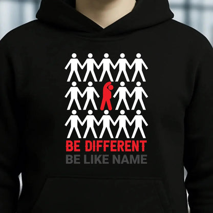 Be different • Unisex Premium Hoodie XS-5XL aus Bio-Baumwolle für Damen & Herren • Exklusivdesign • personalisiert