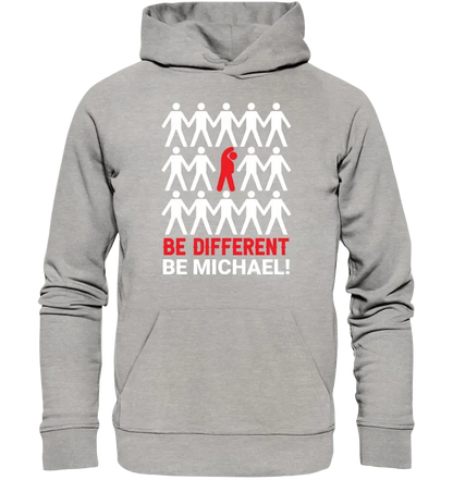 Be different • Unisex Premium Hoodie XS - 5XL aus Bio - Baumwolle für Damen & Herren • Exklusivdesign • personalisiert - HalloGeschenk.de