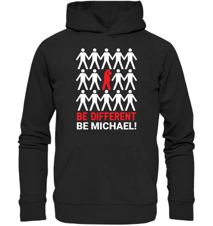 Be different • Unisex Premium Hoodie XS - 5XL aus Bio - Baumwolle für Damen & Herren • Exklusivdesign • personalisiert - HalloGeschenk.de