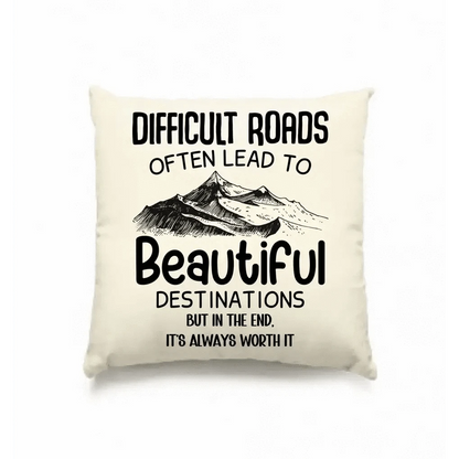 Beautiful destinations • Kissen 40x40 cm • Exklusivdesign • personalisiert
