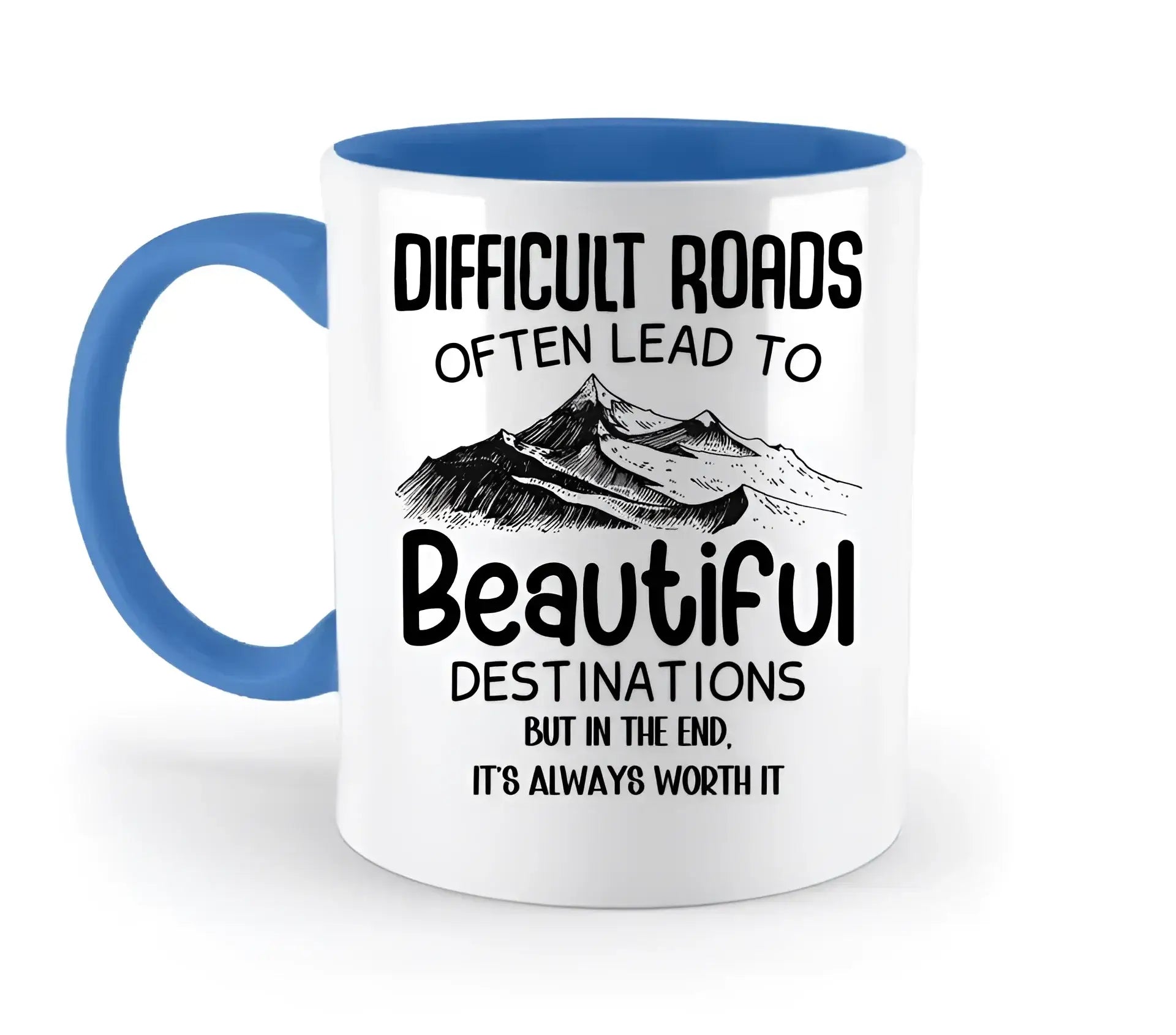 Beautiful destinations • zweifarbige Tasse • Exklusivdesign • personalisiert